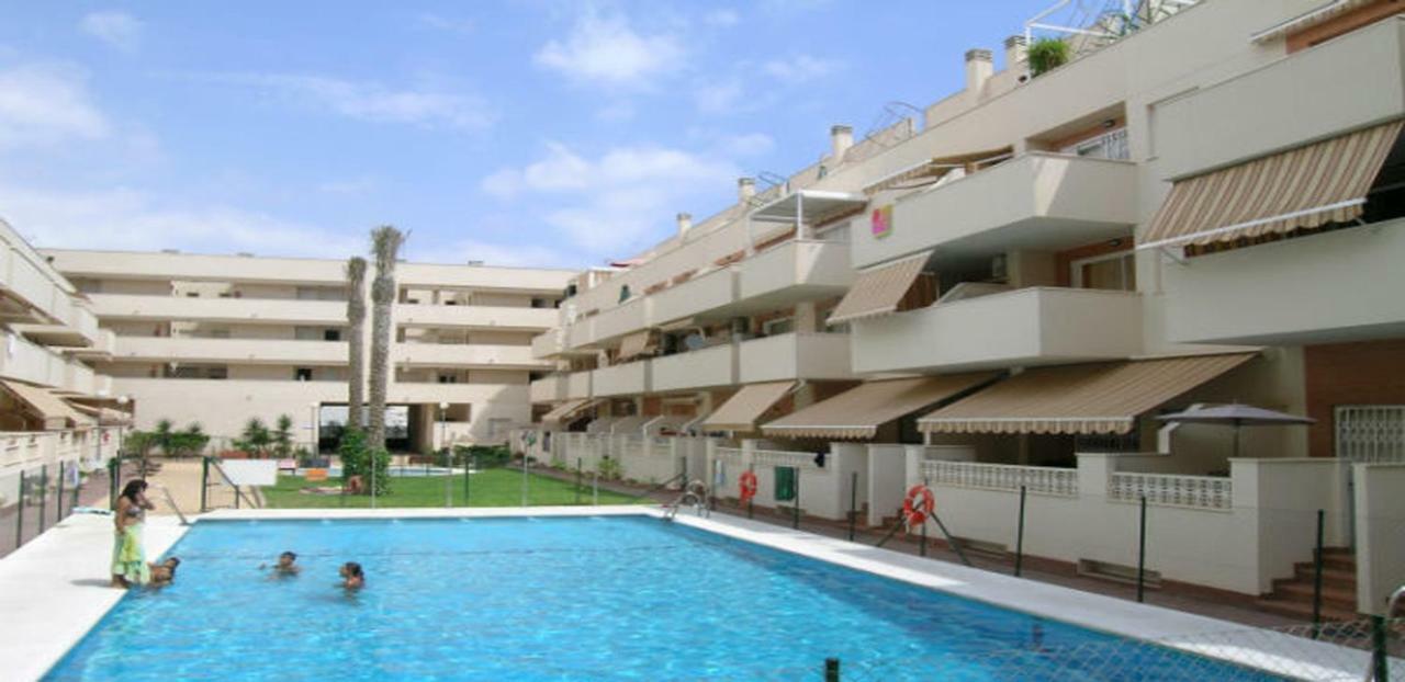 Roquetas Beach House Apartamento Fresco Con Piscina Roquetas de Mar Exteriör bild